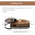 Walnut Color Living Room Furniture Coffee table